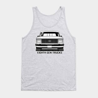 1987 - 1991 Truck / Bricknose Grille BW Tank Top